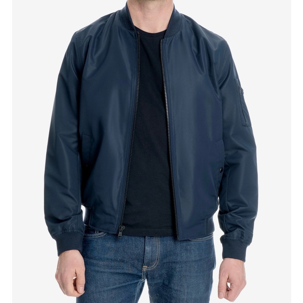 Michael Kors Blue Bomber Jacket XL